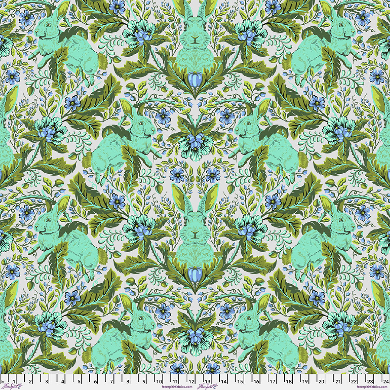 Tula Pink - Full Moon Forest 2 - Hoppy Go Lucky - Starlight
